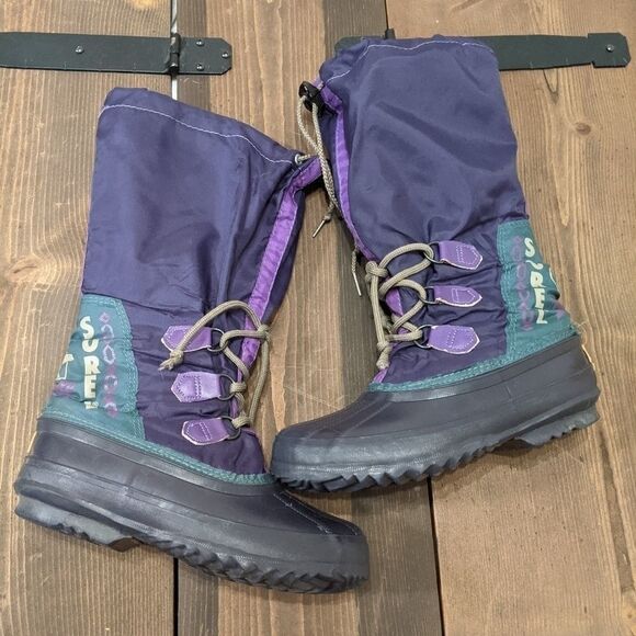 Vintage Sorel Freestyle Snow Boots women’s size 5 - Picture 1 of 7
